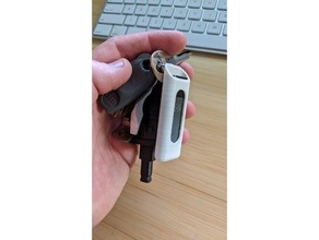 samsung usb-c keychain holder car flashdrive tpu usb-a 3d print model - Mito3D