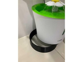 catit flower fountain pot stand raiser cat flowerpot 3d print model - Mito3D