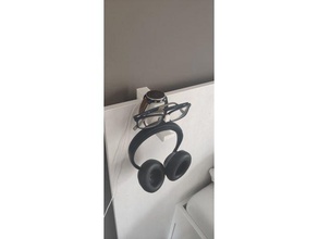 watch + headphones glasses headrest hanger 3d print model - Mito3D