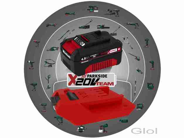 einhell 18v Parkside x20team Batterie x20 Mannschaft 3D print model - Mito3D