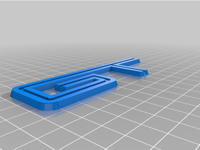 car label 3d print model - Mito3D