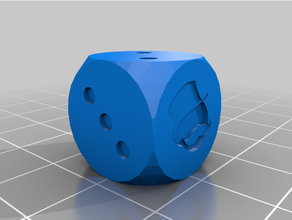 monopoly speed dice design 3d print model - Mito3D