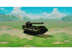 artilharia 6mm jogos guerra 3d print model - Mito3D