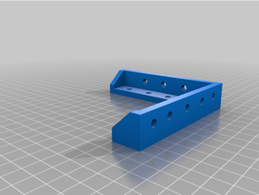 90 angle bracket 3d print model - Mito3D