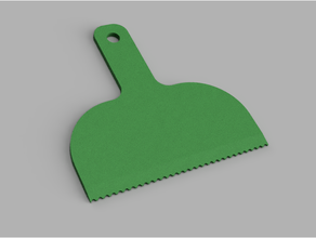 notched spreader diy glue tool 3d print model - Mito3D