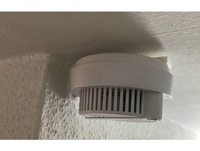 olympia smoke detector wall mount rauchmelder alarm 3d print model - Mito3D
