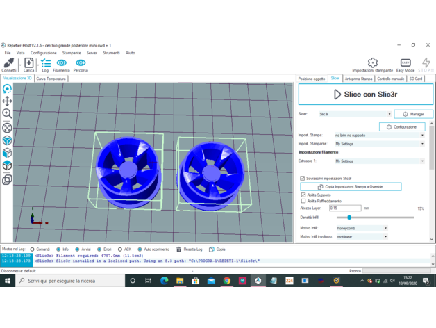 mini 4wd cerchi grandi mini4wd 3D print model - Mito3D