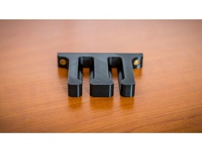 2 belts hanger organizer 3d print model - Mito3D