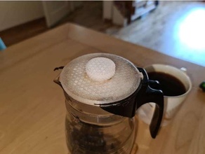 tea infuser lid pot 3d print model - Mito3D