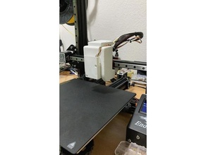 ender 3 pro print head creality hotend cooling linear rail noctua fan 40mm partcooling printhead 3d print model - Mito3D