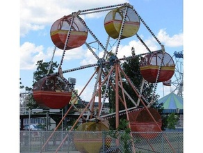 kiddie ferris ruota divertimento parco carnevale cavalcata tema 3d print model - Mito3D