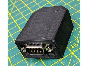 monstre manette 9 épingle USB adaptateur Cas gaine atari sega joypad 3d print model - Mito3D