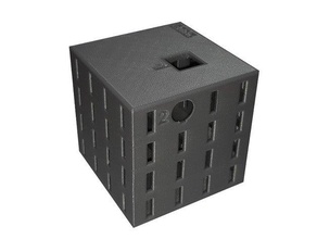 desafiador cubo 3d enigma bola Labirinto desafio 3d print model - Mito3D