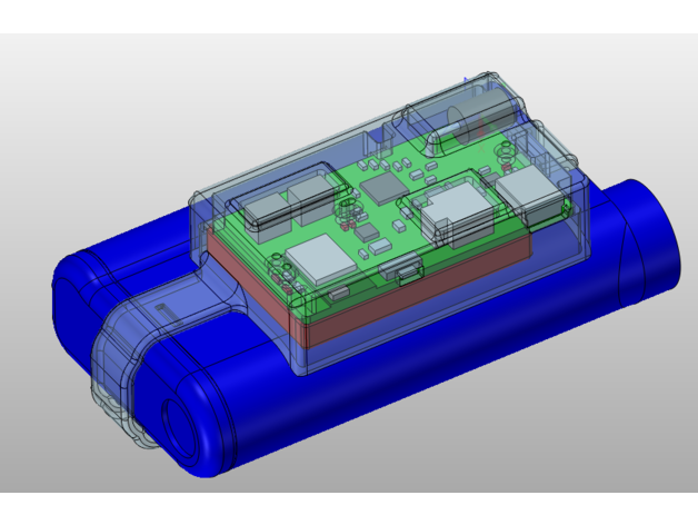 Riley ligação medtronic 7xx caso bainha 850 1000mah 3D print model - Mito3D