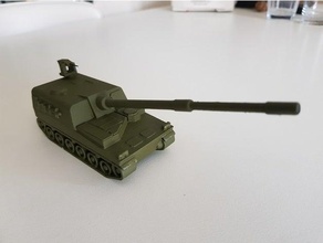 t-155 rt howitzer propelled 3d print model - Mito3D