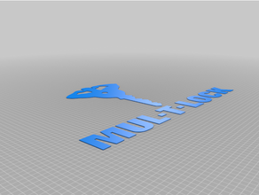 mul lock logo 3d print model - Mito3D