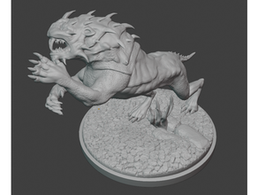 caragor middle earth videogame anvilcrafter dnd mini miniature fanart middle-earth miniatures minis rpg shadowofmordor shadow mordor tabletop gaming ttg 3d print model - Mito3D