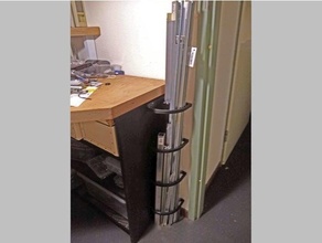 vertical storage rack profiles 3d print model - Mito3D