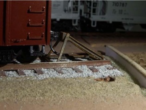 ho scale hayes track bumper 3d print model - Mito3D