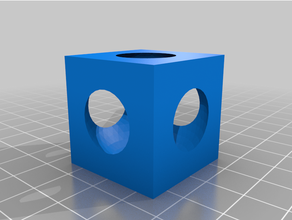 30x30x30 test cube 3d print model - Mito3D