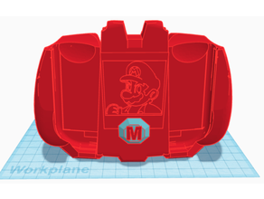 Mario joycon titolare supporto gioco joy presa telecomando nintendo interruttore 3d print model - Mito3D