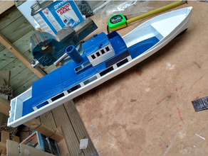ferry - radio controlled boat control rc 3d print model - Mito3D