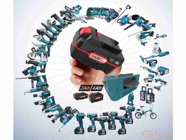 lato parco x20 makita 18v batteria trapano squadra 3D print model - Mito3D