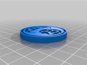 skydivers supporting sobriety sss coin 3d print model - Mito3D