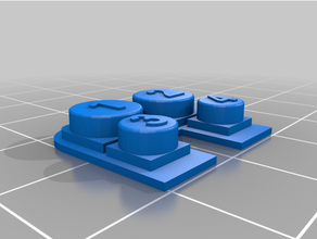 kumanda butonu buton anahtar anahtarlık düzeltici uzak kontrol verici 3d print model - Mito3D