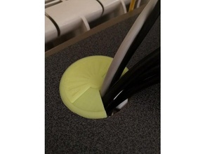 escritorio agujero taza girado cable cables administración gorra organizador oficina 3d print model - Mito3D