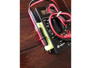 voltometer probes hanger cable 3d print model - Mito3D