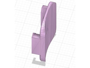 gopro base curvado monte 3d print model - Mito3D