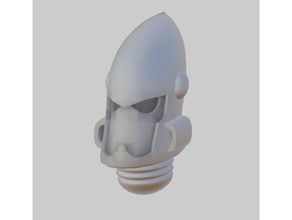 espacio duende defensor cabeza aeldari asuryani eldar martillo guerra 40k 3d print model - Mito3D