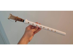 asseoir double roseau instrument Arménie musique 3d print model - Mito3D
