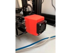 soporte ventilador 4010 axe 3d print model - Mito3D