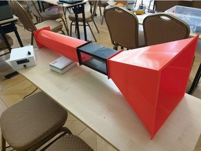 bench-scale wind-tunnel callibration pressure probes 3d printer equipment fan laboratory measurement prusa speed tunnel wind windtunnel 3d print model - Mito3D