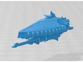 kuyruklu yıldız sınıf abluka koşucu savaş filosu gotik bfg bfh 3d print model - Mito3D