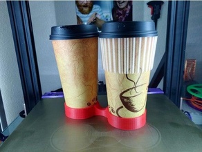 Dual Kaffee Caddie 3d print model - Mito3D