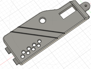 stryfe battery door voltmeter button 3d print model - Mito3D