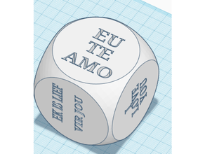 love dice 3d print model - Mito3D