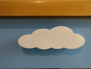 nuage forme tiroir manipuler cuisine cabinet tiroirs 3d print model - Mito3D