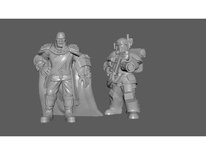 general strunn- redux astra militarum cadia imperial guard warhammer 3d print model - Mito3D