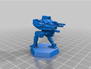 allegria mech 6mm wargaming Battlemech battletetch mecha robot scienza finzione scifi gioco guerra giochi 3d print model - Mito3D
