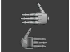poseable wraithlord hand aeldari asuryani eldar warhammer 40k 3d print model - Mito3D
