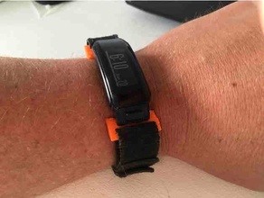 garmin vivosmart hr - velcro wristband adapters 3d print model - Mito3D