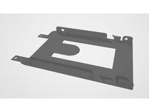 acer aspire hdd ssd bracket drive caddy 3d print model - Mito3D