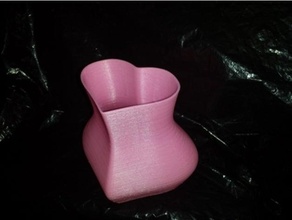 cœur vase butin l'amour Valentin 3d print model - Mito3D