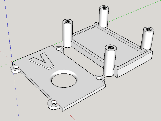 mikado neo vlink mount 3D print model - Mito3D