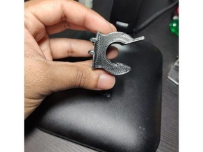 ford glove box hinge clip figo holder spares 3d print model - Mito3D