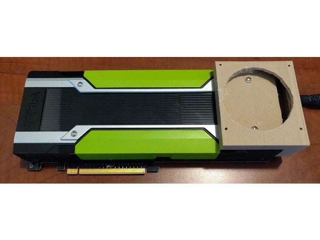 nvidia tesla k80 fan condotto gpu 3D print model - Mito3D